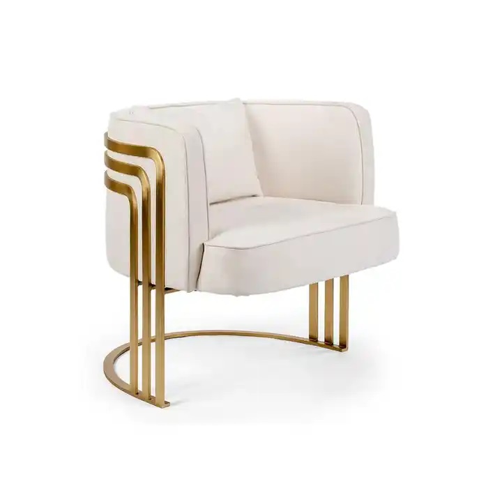 krzesło fotel glamour welurowy